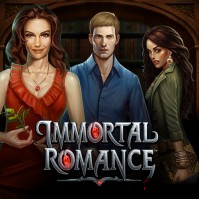 Immortal Romance slot game screen