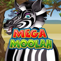 Mega Moolah slot game screen