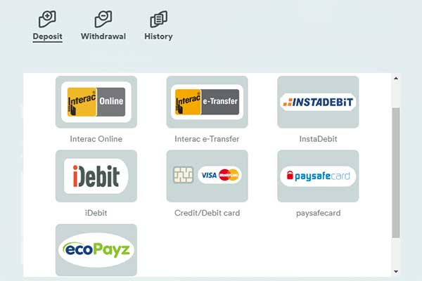 Casumo CAD banking